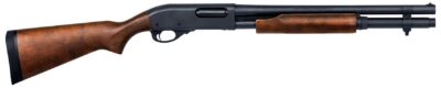 REM Arms Firearms R81197 870 Home Defense 12 Gauge with 18.50″ Barrel, 3″ Chamber, 6+1 Capacity, Matte Blued Metal Finish, Satin Hardwood Stock & Bead Sight Right Hand (Full Size) Includes Cylinder RemChoke