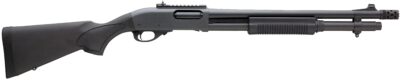 REM Arms Firearms R81198 870 Express Tactical 12 Gauge with 18.50″ Barrel, 3″ Chamber, 6+1 Capacity, Matte Blued Metal Finish, Matte Black Synthetic Stock & Ghost Ring Sight Right Hand (Full Size) Includes RemChoke