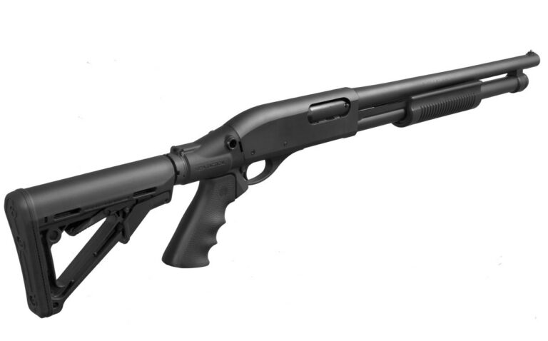 REM Arms Firearms R81212 870 Express Tactical 12 Gauge 3" 18.50" 6+1 Matte Blued Rec/Barrel Matte Black 6 Position Magpul CTR Stock Right Hand Includes Cylinder Choke & Bead Sight