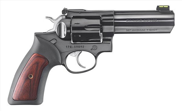 GP100 357Mag 4"B Full bbl shroud 7rdTALO