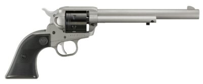 dRUGER WRANGLER 22LR REVOLVER 7.5″ SILVER 6RD