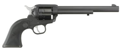 dRUGER WRANGLER REVOLVER 22LR 7.5″ BLACK 6RD