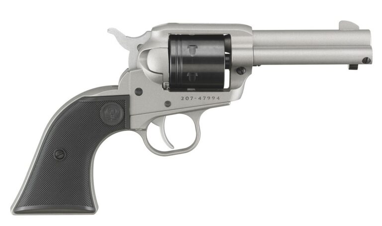 Wrangler Revolver 22 LR Silver Cerakote Aluminum Alloy 3.75" barrel 6 Rds
