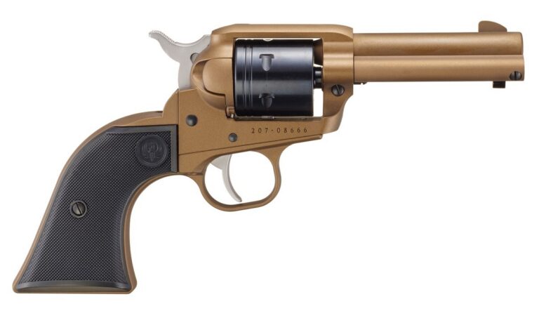 dRUGER WRANGLER 22LR REVLVR BURNT BRNZ CERAKOTE 6RD 3.75"BBL BLADE F.S.