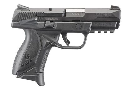 Ruger 8648 American Compact 45 ACP 3.75″ 10+1 Black Polymer Black Wrap Around Er