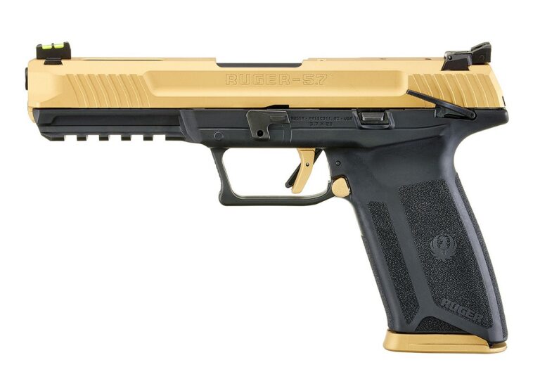 RUGER-5.7 5.7X28MM 20RD 4.94 SHM GLD