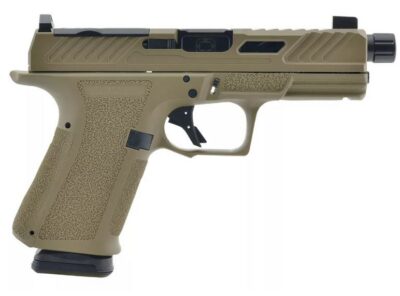 SHDW DR920 9mm 5.0″ FDE Blk TB TNS 17rd
