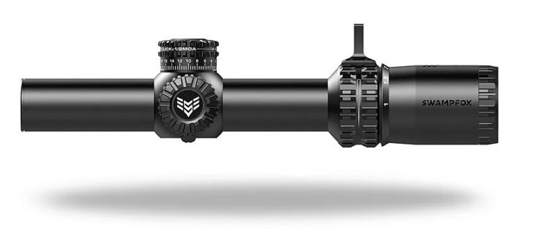 ARROWHEAD 1-6X24MM SFP ILLUMINATED RIFLE SCOPE ARROWHEAD LPVO 1-6X24MM SFP ILL GUERRILLA DOT BDC-RED BLACK