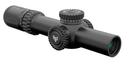 WARHORSE LPVO 1-6X24MM FFP ILLUMINATED RIFLE SCOPE WARHORSE 1-6X24MM FFP ILLUMINATED GREEN DRAGOON MOA BLACK