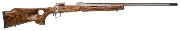 Savage 18517 12 BTCSS Bolt 204 Ruger 26" 4+1 Laminate Thumbhole Brown Stk Stainl