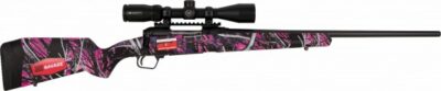 Savage 57336 110 Apex Hunter XP 243 Win 4+1 22″ Muddy Girl Matte Black Right Han