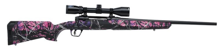 Savage 57478 Axis II XP Compact 6.5 Creedmoor 4+1 20" Muddy Girl Stock Matte Bla
