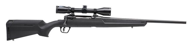 Savage Axis II Compact 350 Legend 4+1 18" Matte Black Fixed AccuStock Stock Righ