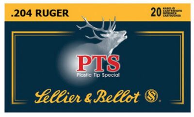 Sellier & Bellot SB204A Rifle  204 Ruger 32 gr Plastic Tip Special (PTS) 20 Bx/