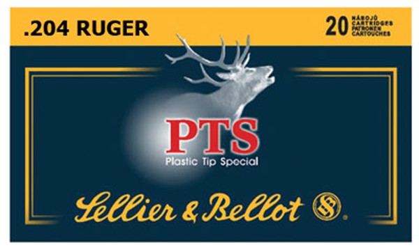 Sellier & Bellot SB204A Rifle 204 Ruger 32 gr Plastic Tip Special (PTS) 20 Bx/