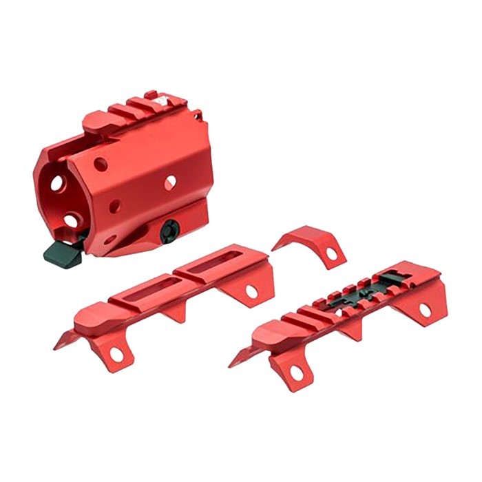 Strike GRIDLOK-SIGHTS-RED GridLok Sight and Rail Attachments Aluminum Red