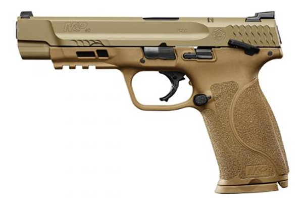 Smith & Wesson 11595 M&P 40 M2.0 40 S&W 5" 15+1 FDE Armornite Stainless Steel, F