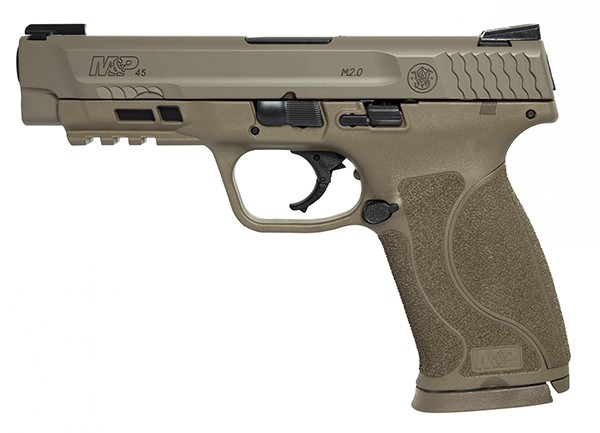 Smith & Wesson 11769 M&P 45 M2.0 45 ACP 4.60" 10+1 FDE Armornite Stainless Steel