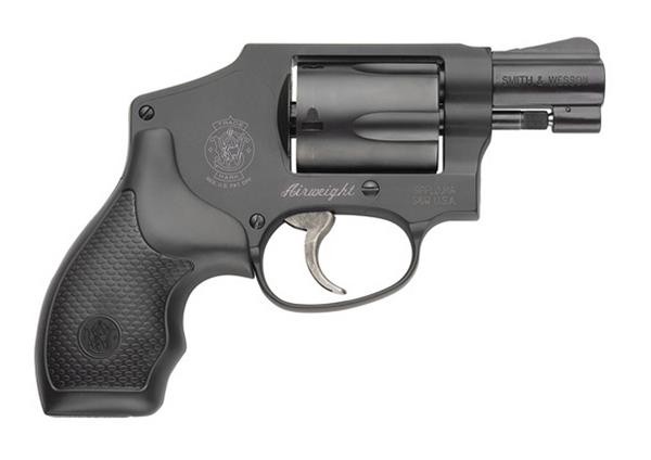 Smith & Wesson 150544 Model 442 *CA Compliant 38 S&W Spl +P 5 Shot 1.88" Stainless Steel Barrel, Carbon Steel Cylinder, Aluminum J-Frame, Black Metal Finish, Integral Front Sight, No Safety Lock