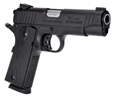Taurus 1191101COM 1911 Commander 45 ACP 4.20″ 8+1 Black Black Polymer Grip