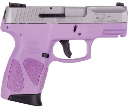 Taurus 1G2C93912LP G2C 9mm Luger 3.25" 12+1 Light Purple Stainless Steel Slide