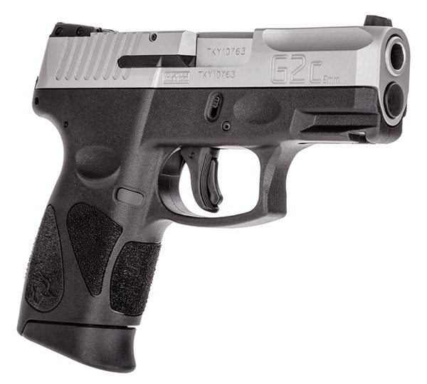 Taurus 1G2C93910 G2C 9mm Luger 3.25" 10+1 Black Stainless Steel Slide Black Pol