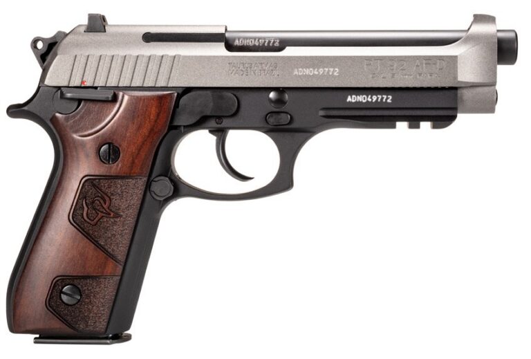 Taurus PT92 9mm 5'' 2x17 RDS BK/TUNGSTEN WOOD 2