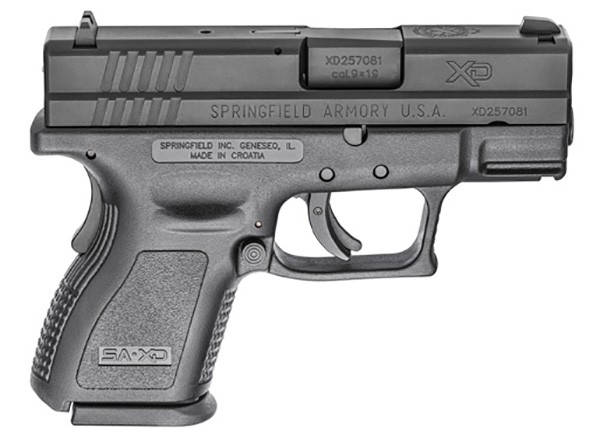 Springfield Armory XDD9801 XD Defender Sub-Compact 9mm Luger 3" 10+1 Black Black