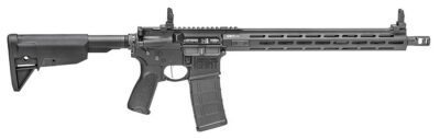 Springfield Armory STV916556FP SAINT Victor 5.56x45mm NATO 30+1 16″, Black Rec, FDE Magpul Furniture, Flip-Up Sights, Includes Magpul Angled Grip
