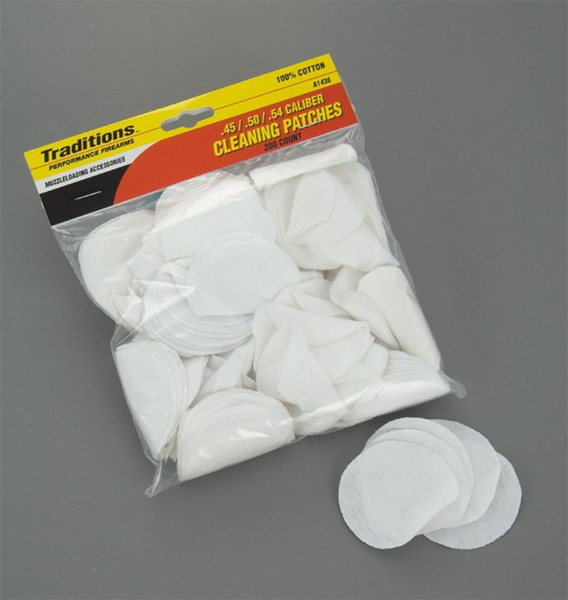 EZ Clean 2 Cleaning Patches .45-.54 Cal 100/bag 2.5In dia.
