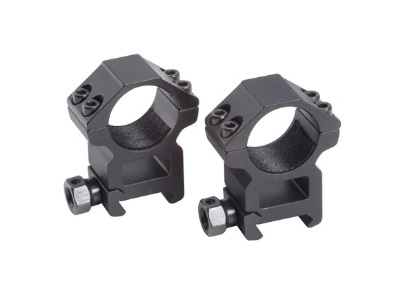 Traditions Tactical 1In Medium Matte Black Ring - 4 screw