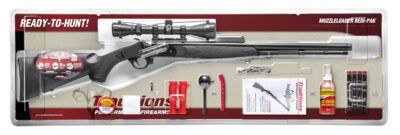 TRADITIONS BUCKSTALKER XT REDI-PAK BLACK SYN BLUE BBL .50/24″ 3-9X40 SCOPE CLAM PACKED BOXED