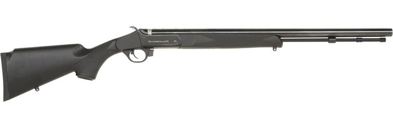 TRADITIONS BUCKSTALKER XT .50/24" BLACK W/ SIGHTS BLUE BBL