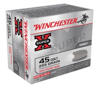 Winchester Ammo X45CP2 Super-X  45 Colt (LC) 255 gr Lead Round Nose (LRN) 20 Bx/