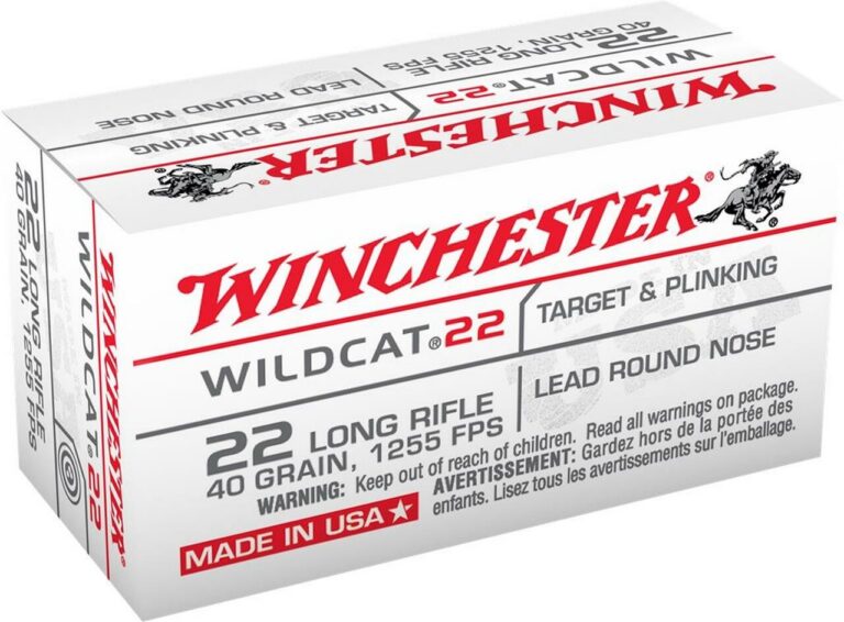 Winchester USA Target & Plinking 22 LR Ammunition 40 Grain Lead Round Nose