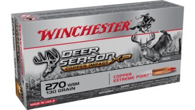 Winchester Copper Impact Rifle Ammo 270 WSM 130 gr. Copper Impact LF 20 rd.