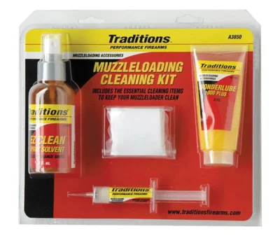 Traditions A3850 Basic Cleaning Kit Muzzleloader 4 Pieces