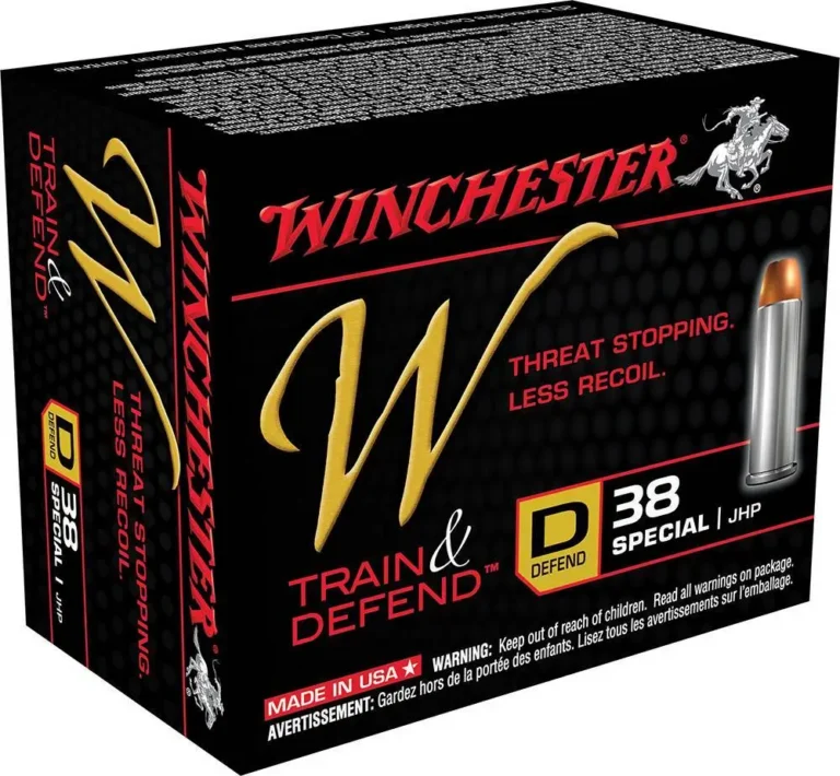 Winchester Ammo W38SPLD W Train And Defend 38 Special 130 gr Jacketed Hollow Po Winchester Ammo W38SPLD W Train And Defend 38 Special 130 gr Jacketed Hollow Po