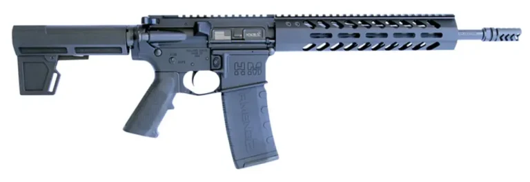 HM Defense HMP15F-MB-556 Raider M5 223 Rem,5.56 NATO 12.50″ 30+1 Black Hard Coat