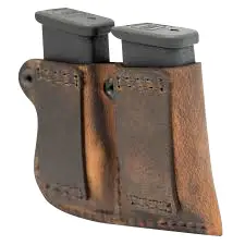 Magazine Carrier,Leat Double Dbl Stk Br