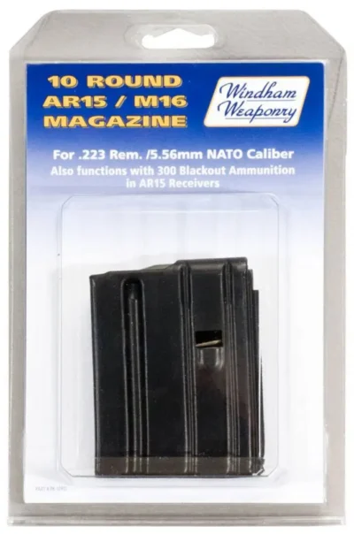 Windham Weaponry PK10RD AR-15  223 Rem,5.56 NATO 10rd Black Detachable Clam Pack