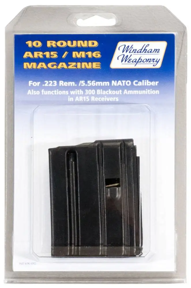 Windham Weaponry PK10RD AR-15  223 Rem,5.56 NATO 10rd Black Detachable Clam Pack