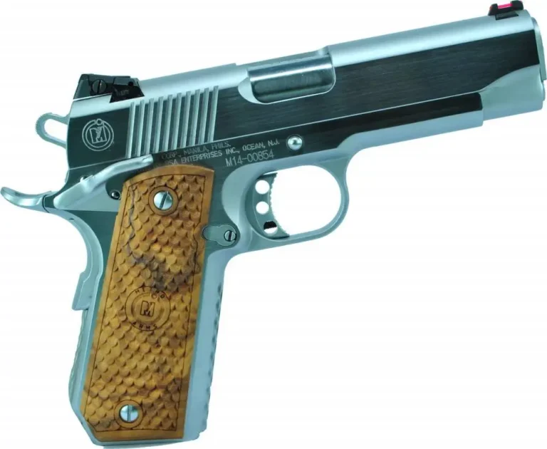 American Classic ACBC45C 1911 Bobcut 45 ACP 4.25″ 8+1 Chrome Hard Hardwood w/MAC American Classic ACBC45C 1911 Bobcut 45 ACP 4.25″ 8+1 Chrome Hard Hardwood w/MAC