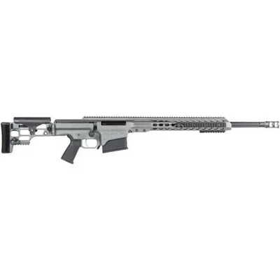 Barrett MRAD 338 Lapua Mag 26″ 10+1 Tungsten Gray Cerakote Folding Right Side St