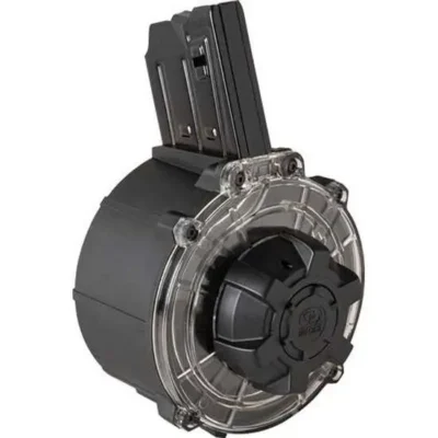 CHARLES DALY 12GA DRUM MAGAZINE 20RD BLK CLEAR