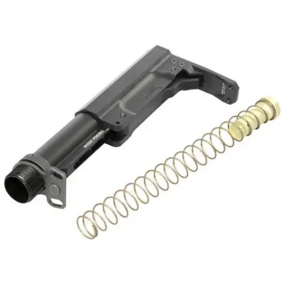 CMMG 45CA917 AR-15 RipsStock 5-Position 6061-T6 Aluminum Black Hardcoat Anodized