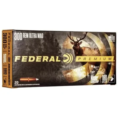 Federal P300RUMA1 Premium  300 RUM 180 gr Nosler Accubond (AB) 20 Bx/ 10 Cs