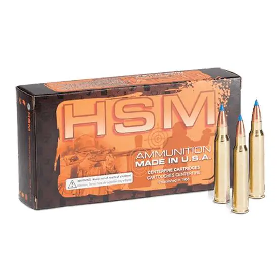 HSM Varmint 220 Swift 50 gr BlitzKing 20 Rounds Ammo HSM Varmint 220 Swift 50 gr BlitzKing 20 Rounds Ammo