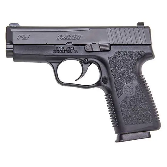 KAHR P9 9MM 3.6 SS BLK PLY FRAME NS 8RD KAHR P9 9MM 3.6 SS BLK PLY FRAME NS 8RD