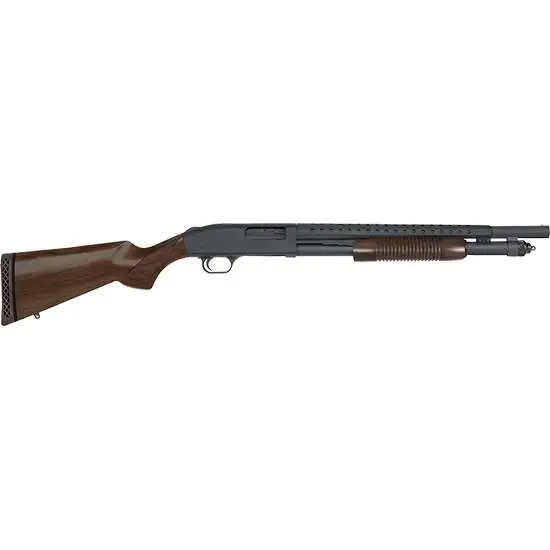 MOSS 590 RETROGRADE 12GA 18.5 HEATSHIELD WALNUT MOSS 590 RETROGRADE 12GA 18.5 HEATSHIELD WALNUT